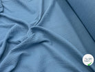DOUBLE GAZE DE COTON BLEU INDIGO CLAIR - My Little Coupon - tissu - coudre