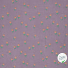 DOUBLE GAZE DE COTON FLEURS LILAS - My Little Coupon