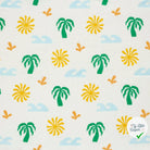 DOUBLE GAZE DE COTON PALMIER BLANC CASSÉ - My Little Coupon