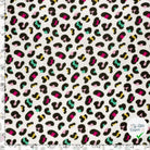 DOUBLE GAZE DE COTON PANTHÈRE BLANC CASSÉ - My Little Coupon