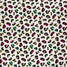 DOUBLE GAZE DE COTON PANTHÈRE BLANC CASSÉ - My Little Coupon