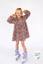DOUBLE GAZE DE COTON PANTHÈRE ROSE CLAIR - My Little Coupon