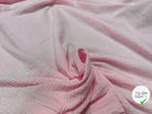 DOUBLE GAZE DE COTON ROSE BONBON UNIE - My Little Coupon