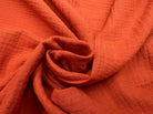 DOUBLE GAZE DE COTON TERRACOTTA MLC INTERN