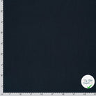 Double gaze de coton unie bleu marine