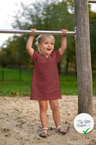 Double gaze de coton unie brique