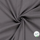 DOUBLE GAZE DE COTON UNIE GRIS TAUPE - My Little Coupon