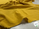 DOUBLE GAZE DE COTON VIBRANT YELLOW - My Little Coupon