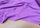 DOUBLE GAZE DE COTON VIOLET CANDY UNIE - My Little Coupon