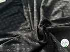 DOUBLE JERSEY LOSANGE NOIR SUR ÉCRU - My Little Coupon