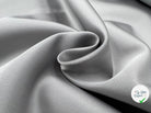 DOUBLE SATIN CONTRECOLLÉ GRIS SOURIS SUR BLANC RÉVERSIBLE - My Little Coupon - tissu - coudre