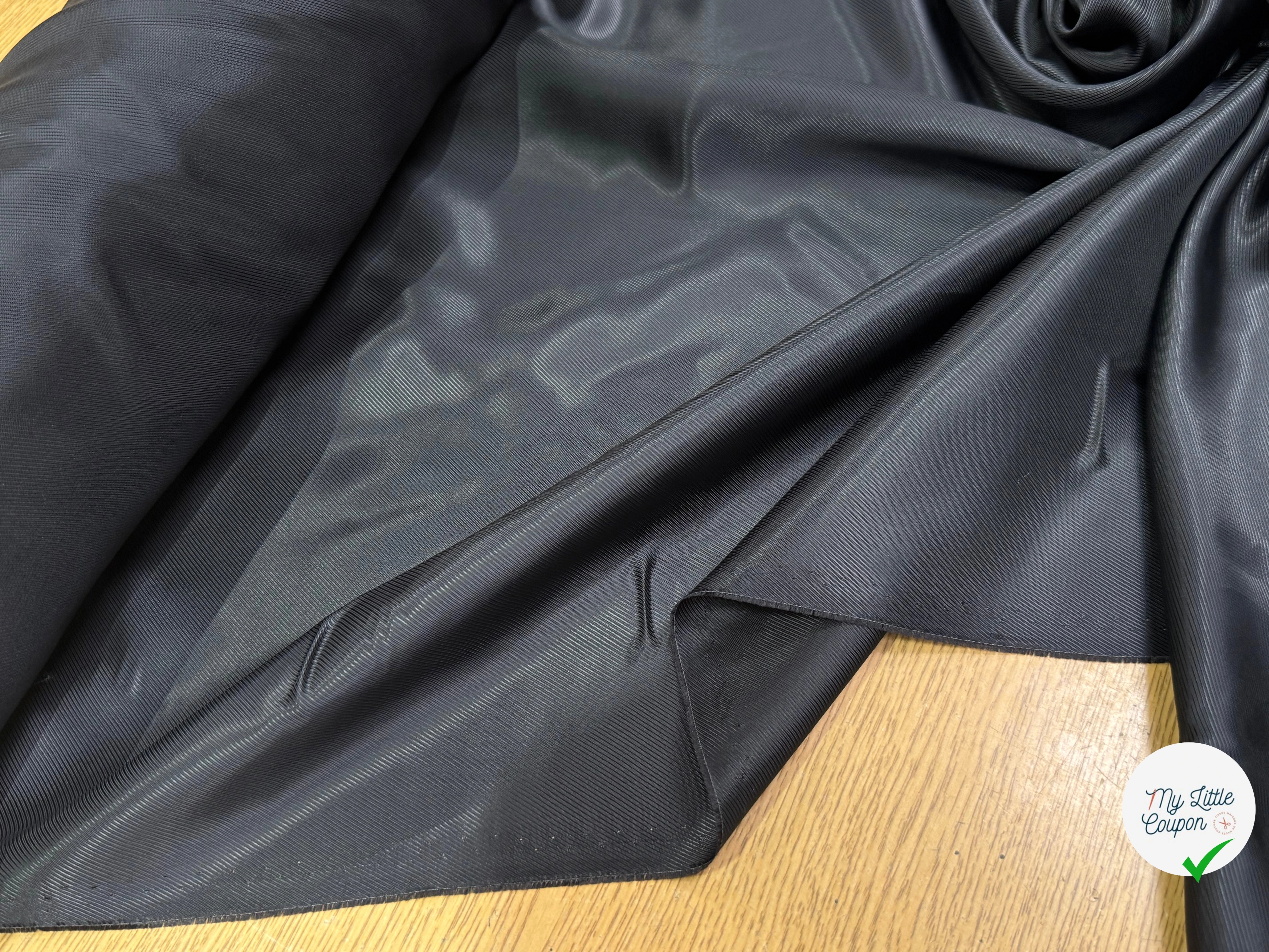 DOUBLURE 100% VISCOSE BLACK COFFEE - My Little Coupon
