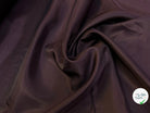 DOUBLURE 100% VISCOSE DRILL MARRON BORDEAUX - My Little Coupon