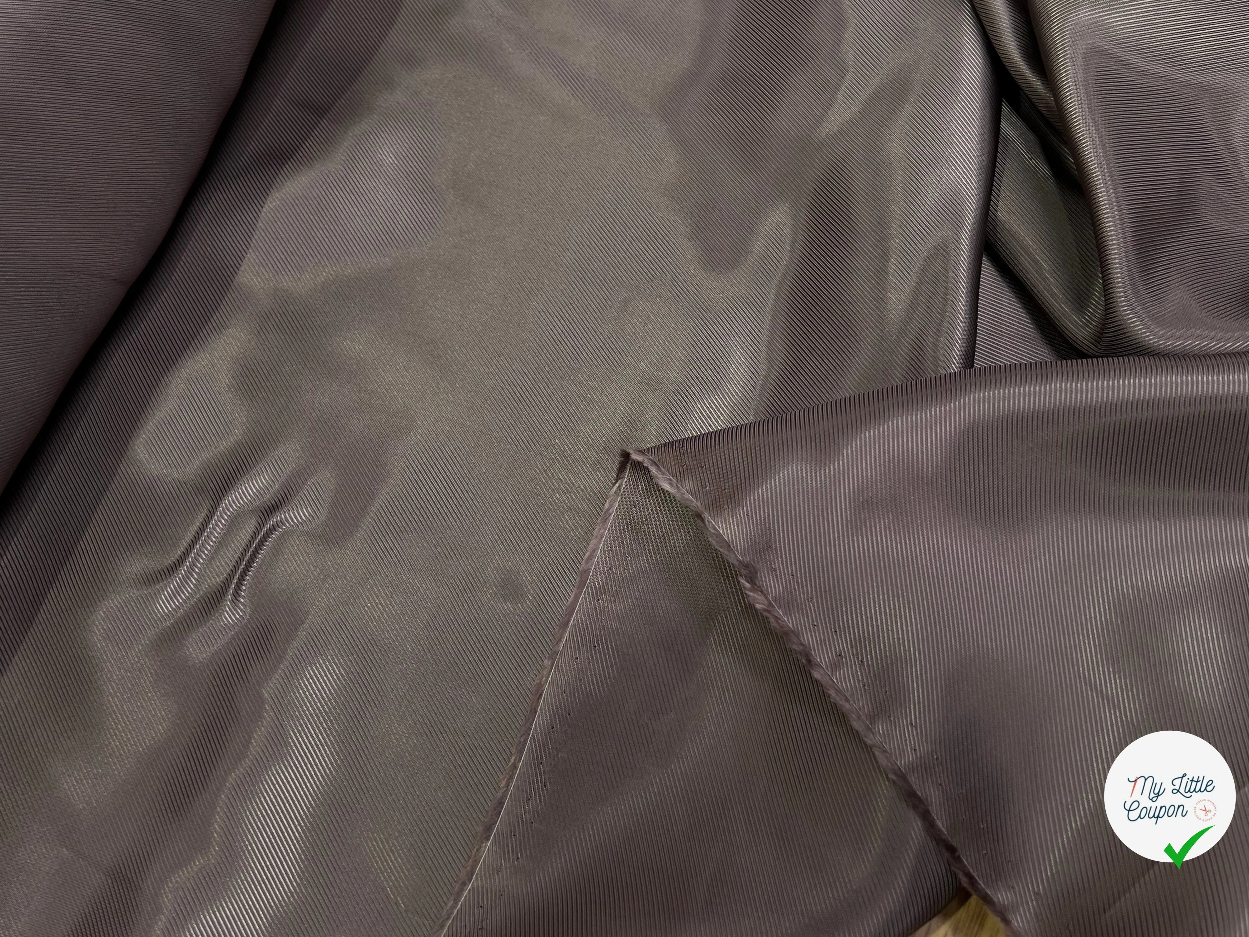 DOUBLURE 100% VISCOSE DRILL MARRON GLACÉ - My Little Coupon
