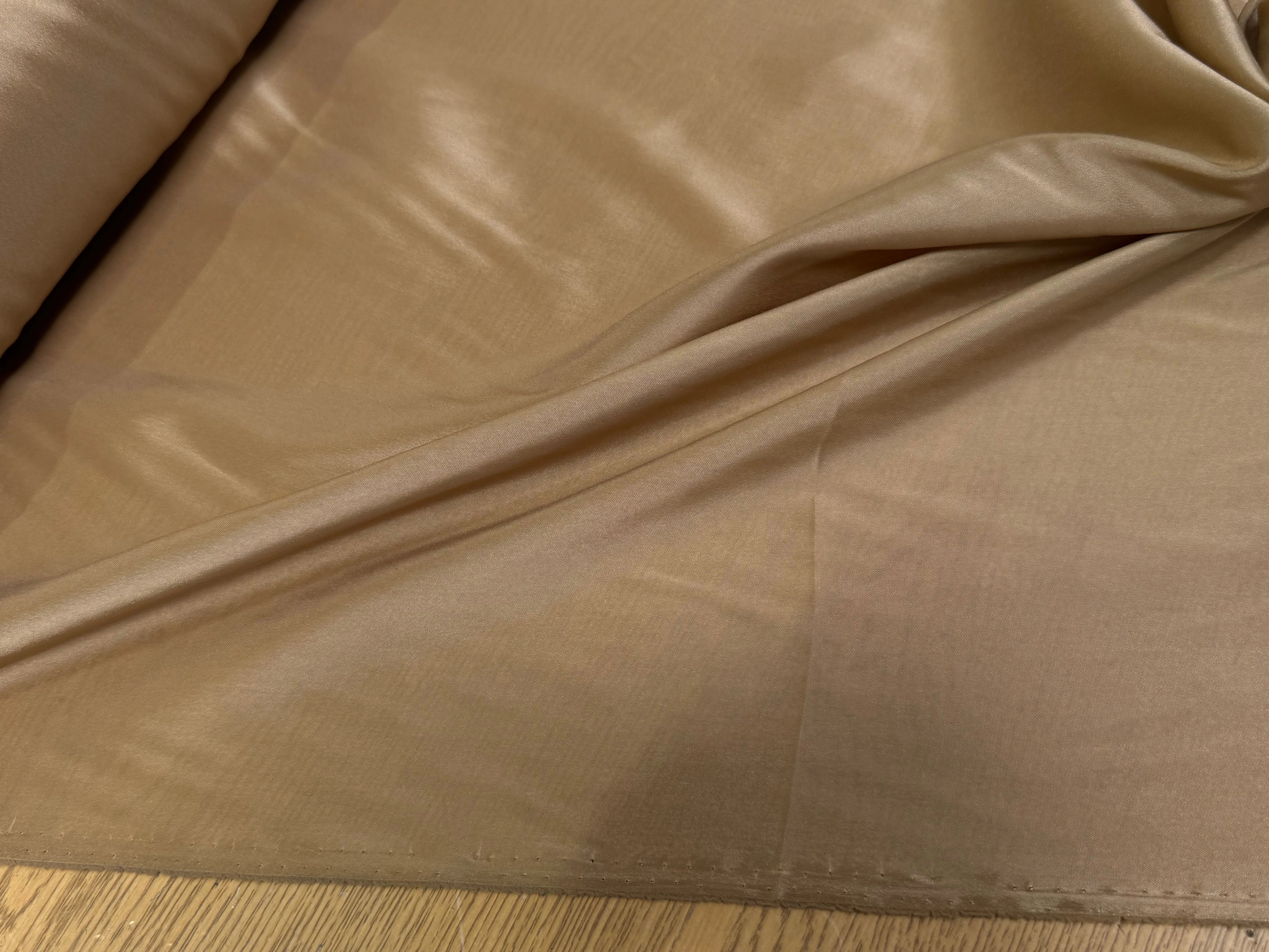 DOUBLURE 62% ACETATE STRETCH LÉGÈREMENT SATINÉE TAUPE - My Little Coupon