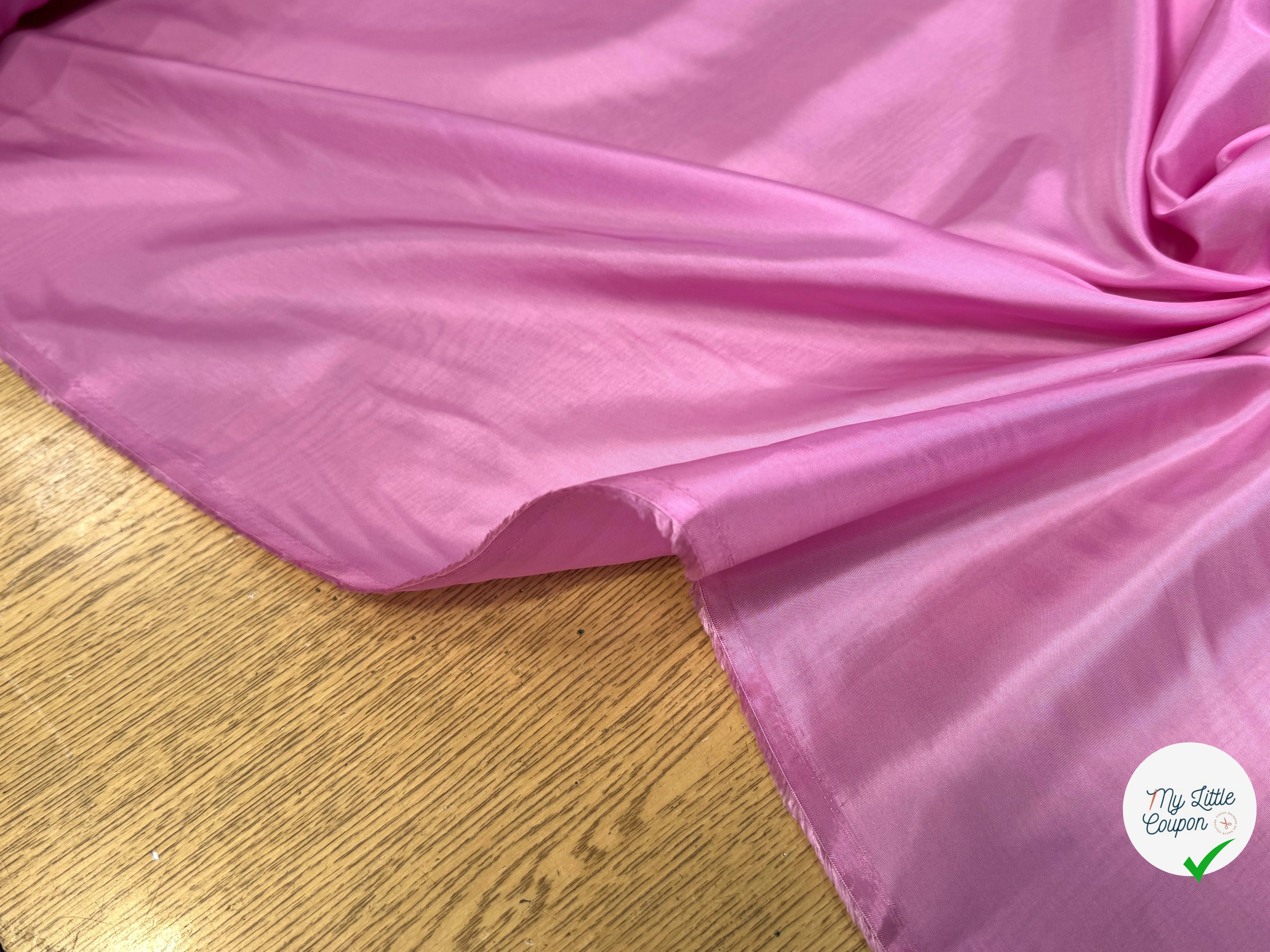 DOUBLURE ACÉTATE CUPRO FINE FROIDE BARBIE - My Little Coupon