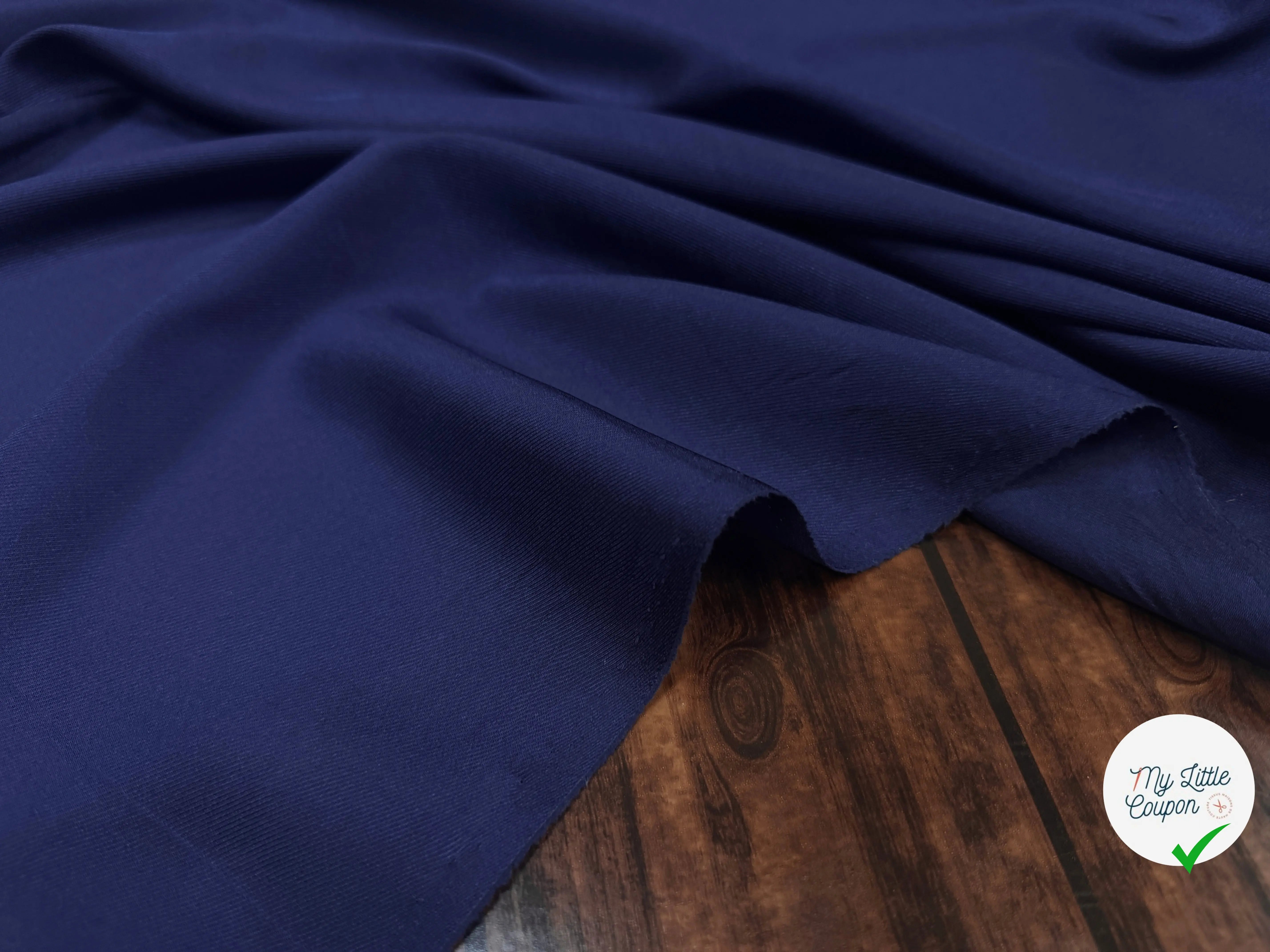 DOUBLURE ACÉTATE LIGHT NAVY - My Little Coupon