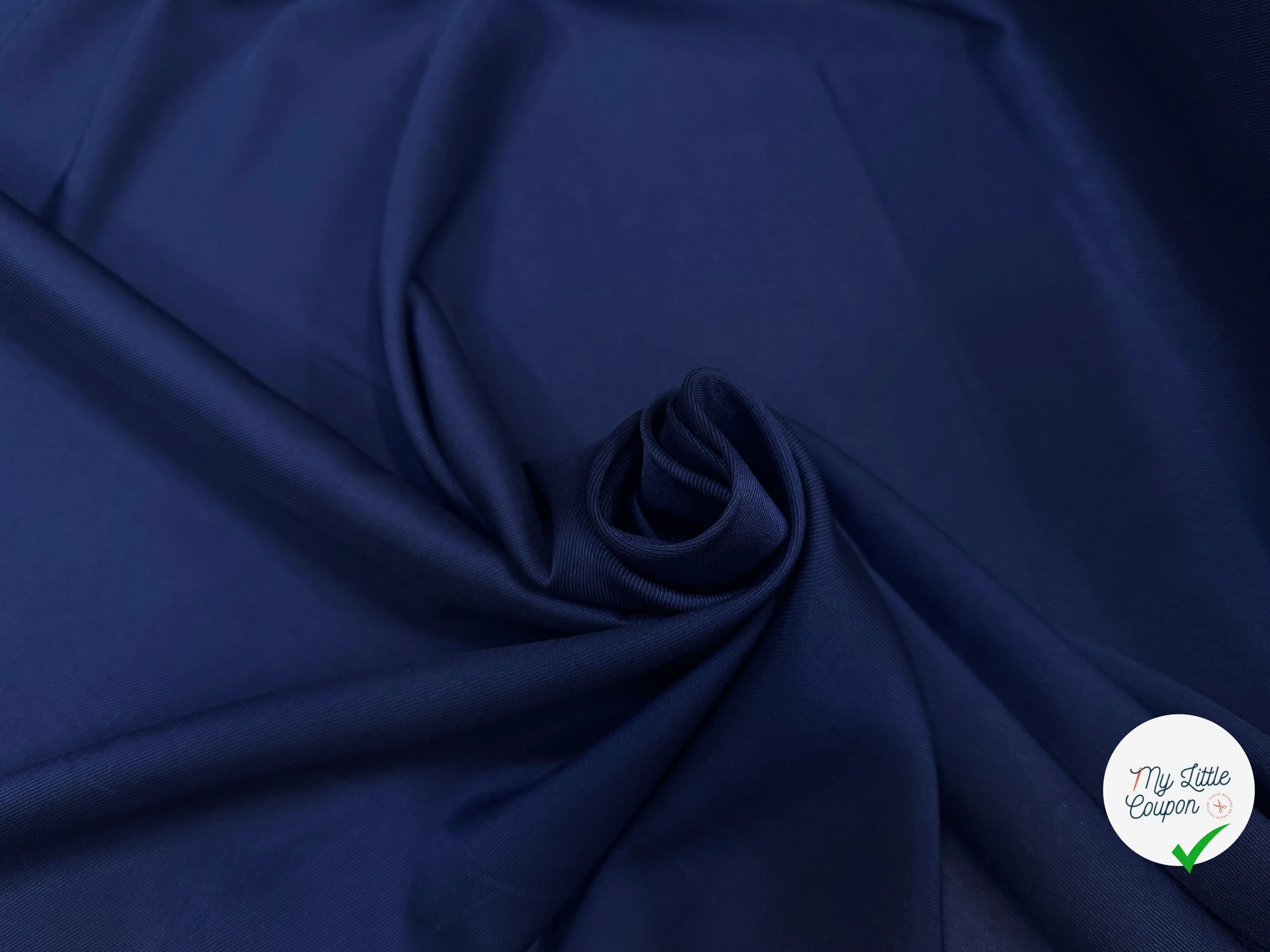 DOUBLURE ACÉTATE LIGHT NAVY - My Little Coupon