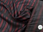 DOUBLURE ACETATE VISCOSE À RAYURES NOIR BORDEAUX VIOLET SUBLIME - My Little Coupon