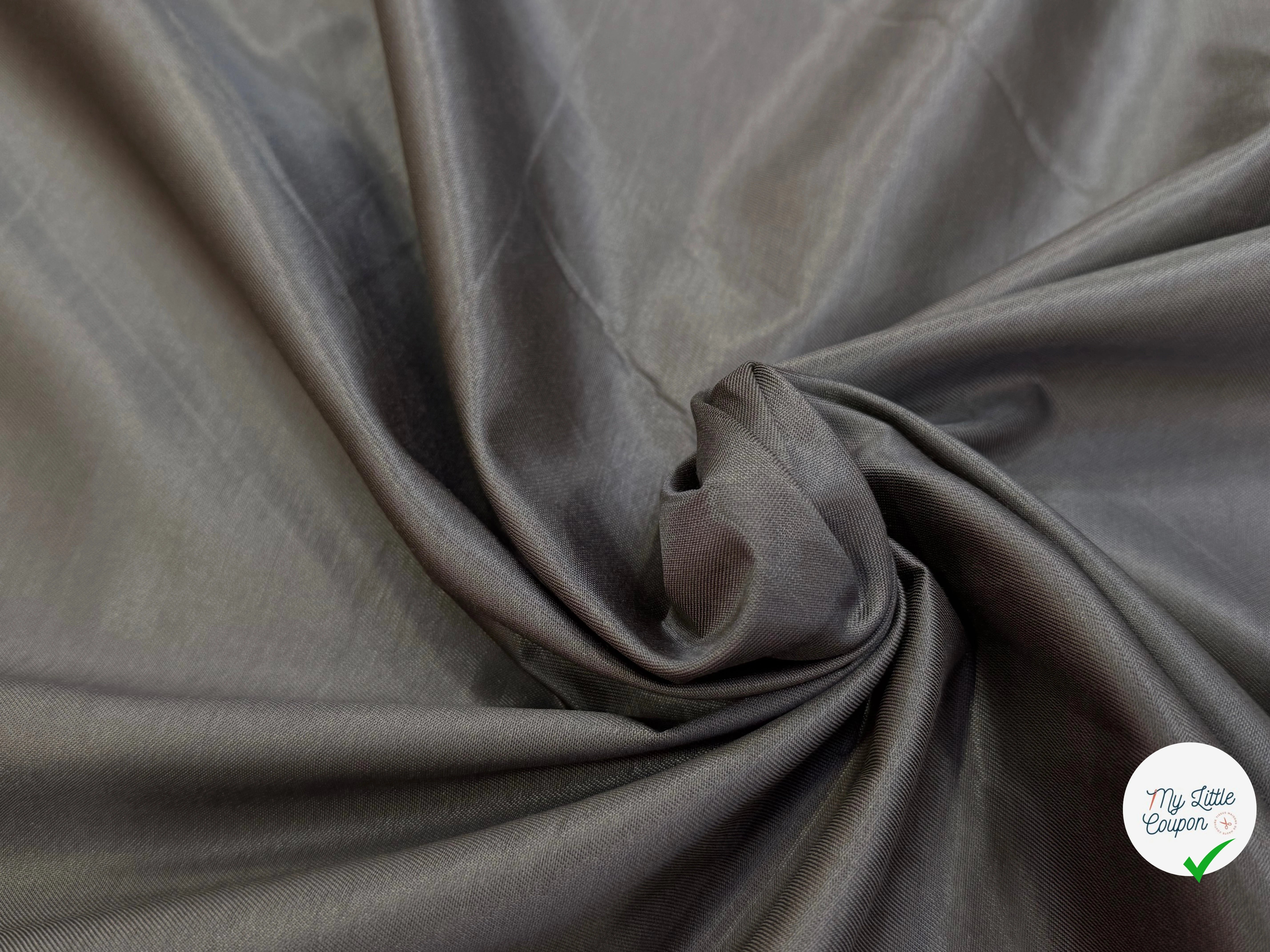 DOUBLURE COTON BELLE DENSITÉ MARRON NOISETTE - My Little Coupon