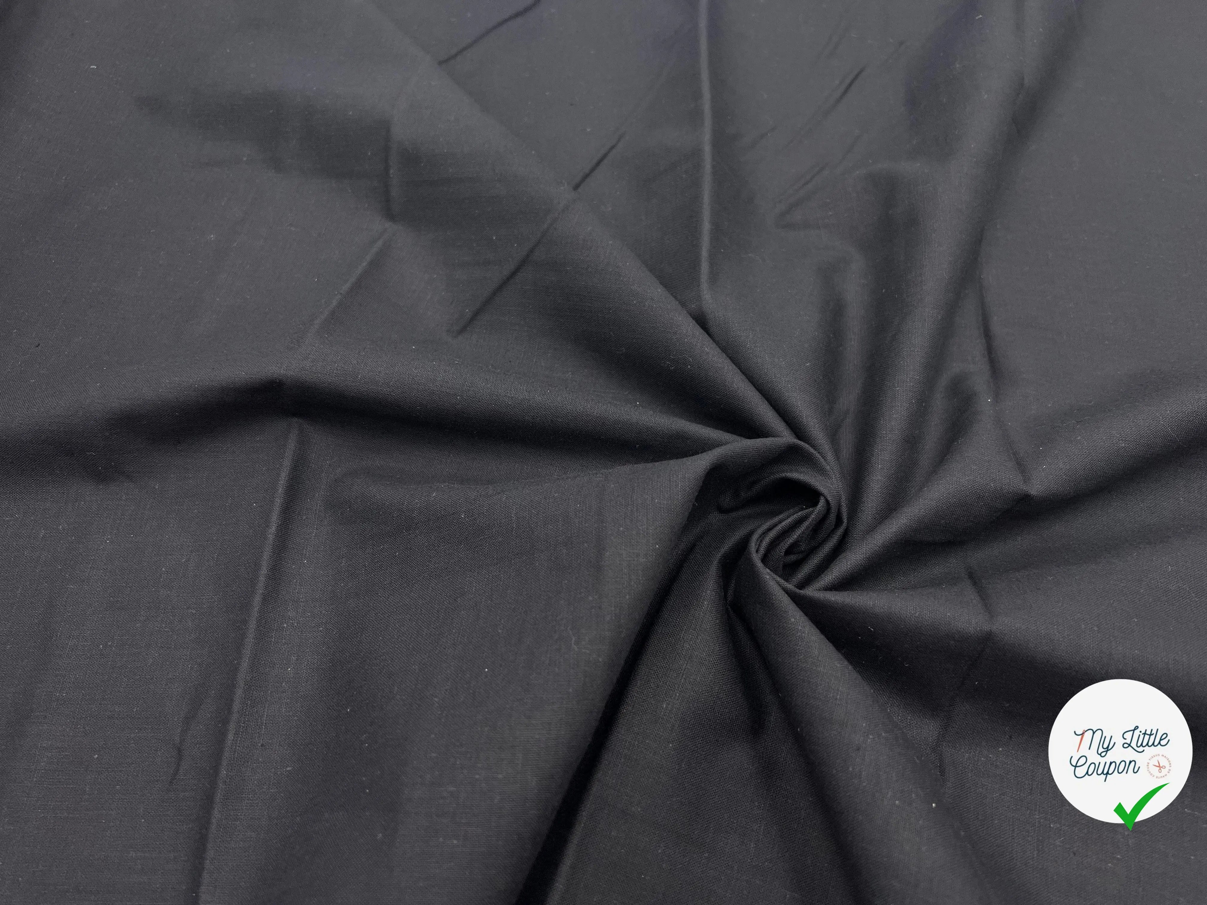 DOUBLURE DE FOND DE POCHE NOIRE - My Little Coupon - tissu - coudre
