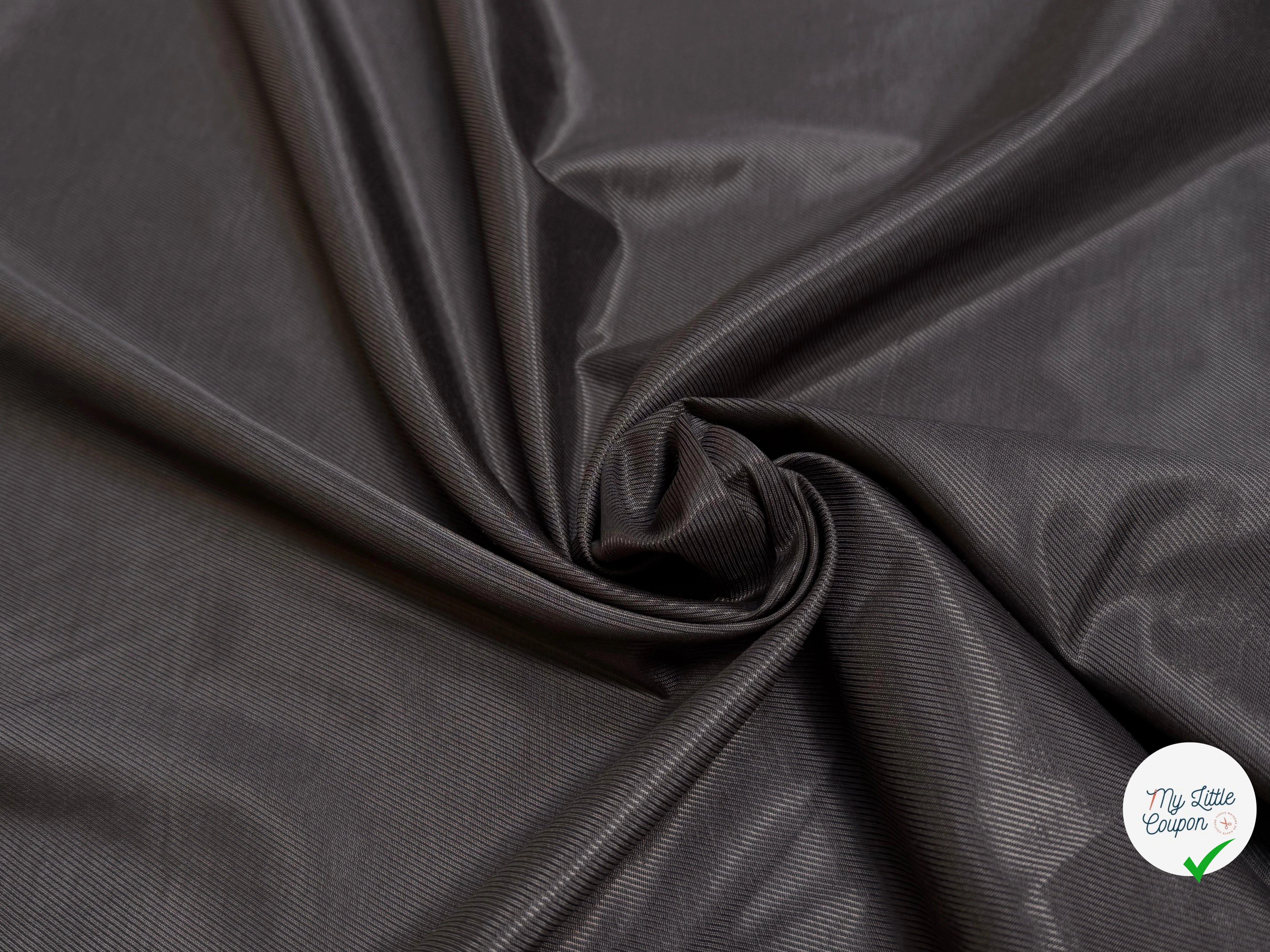 DOUBLURE DRILL 100% VISCOSE MARRON NOISETTE - My Little Coupon