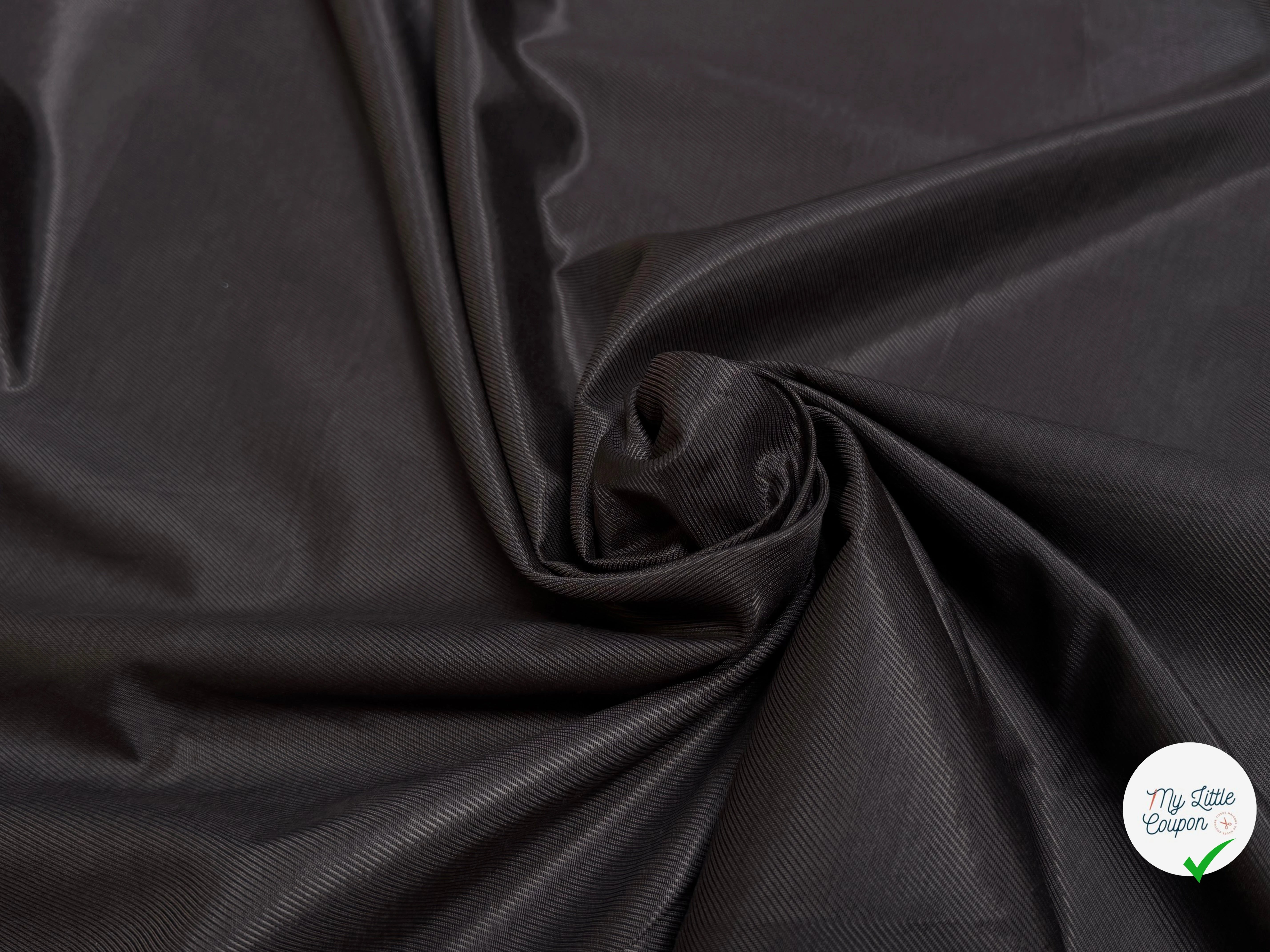 DOUBLURE DRILL 100% VISCOSE MARRON NOISETTE - My Little Coupon