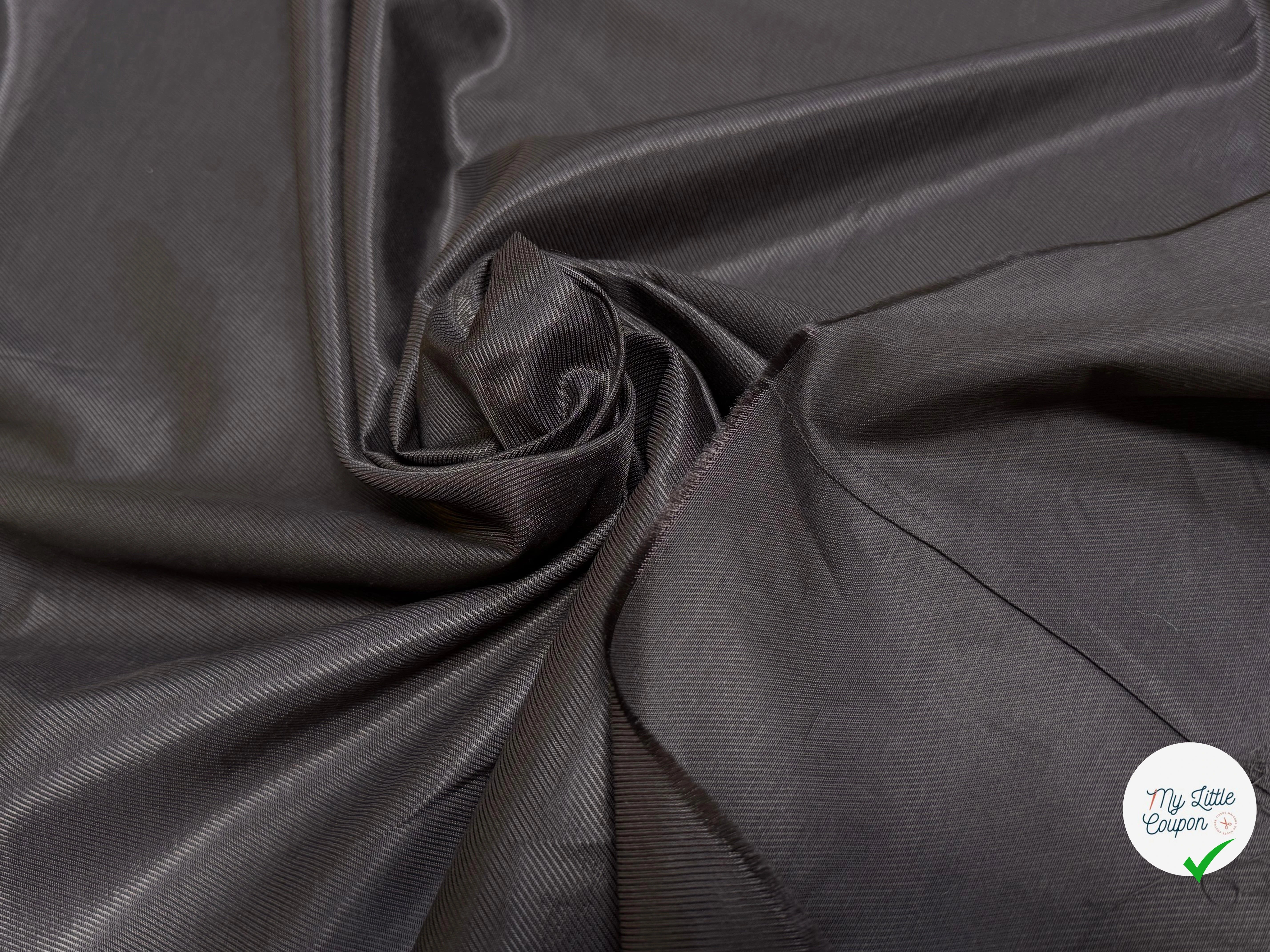 DOUBLURE DRILL 100% VISCOSE MARRON NOISETTE - My Little Coupon