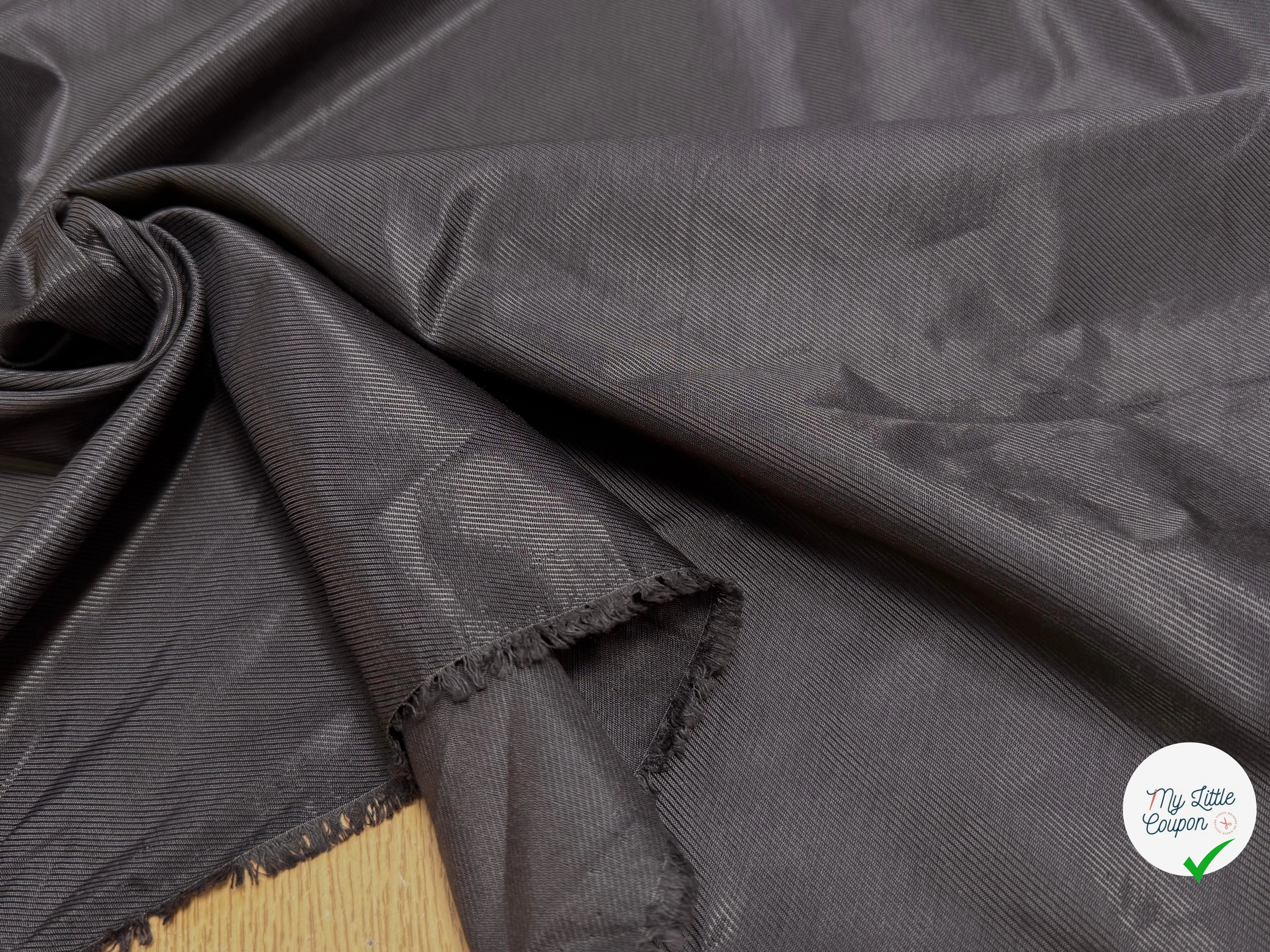 DOUBLURE DRILL 100% VISCOSE MARRON NOISETTE - My Little Coupon