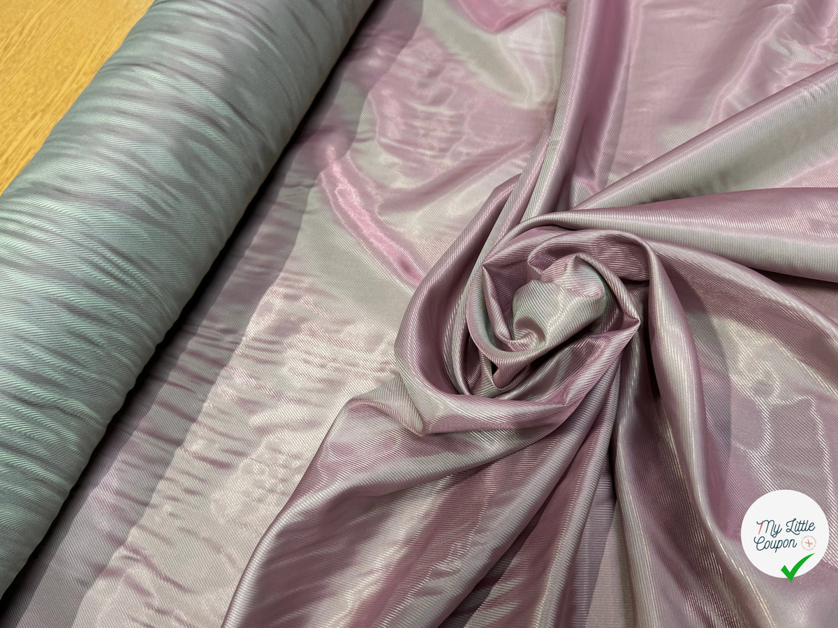 DOUBLURE DRILL POLYVISCOSE VERT CHANGEANT 50% VISCOSE - My Little Coupon