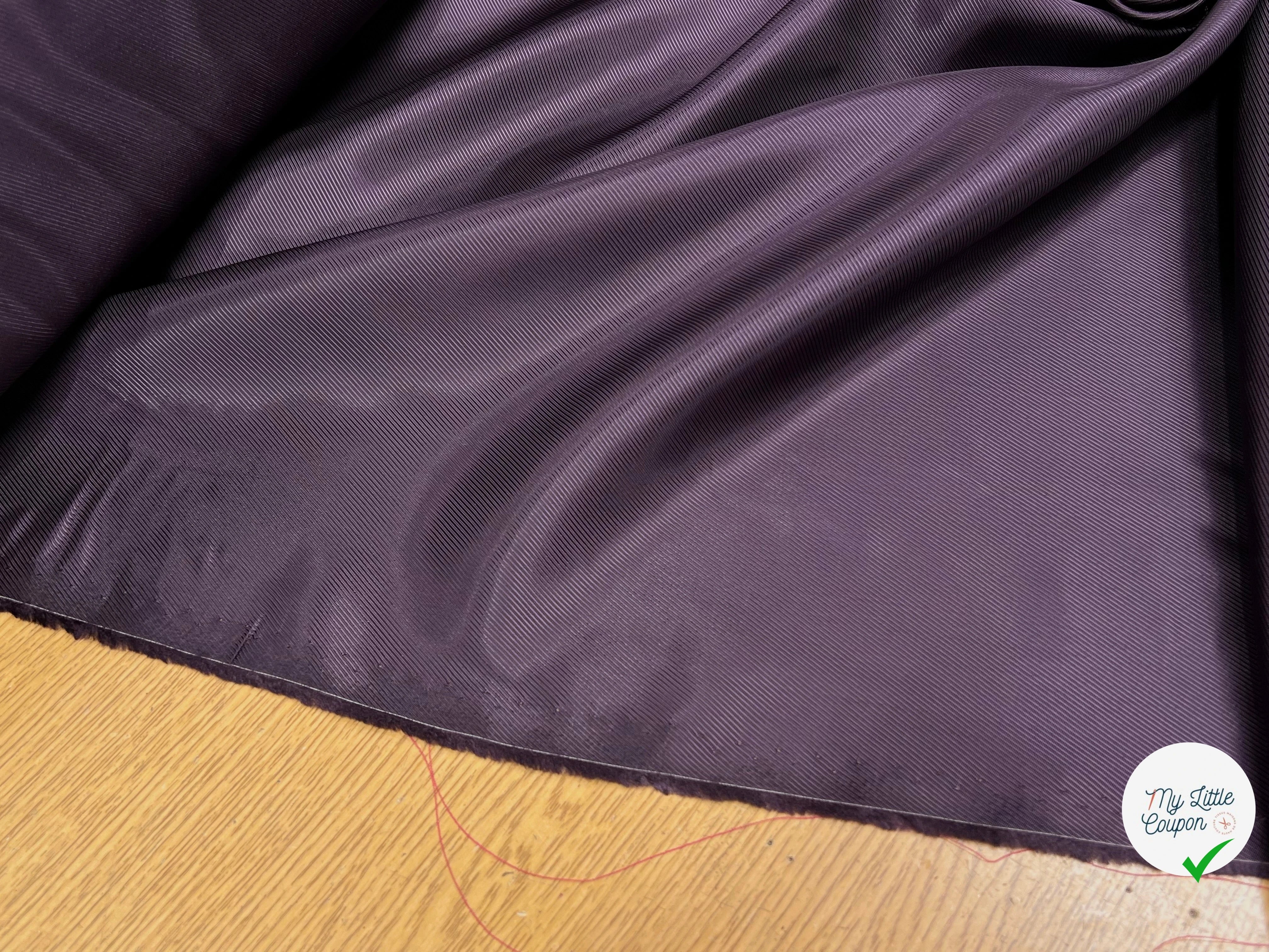 DOUBLURE DRILL VIOLET FONCÉ 100% VI - My Little Coupon