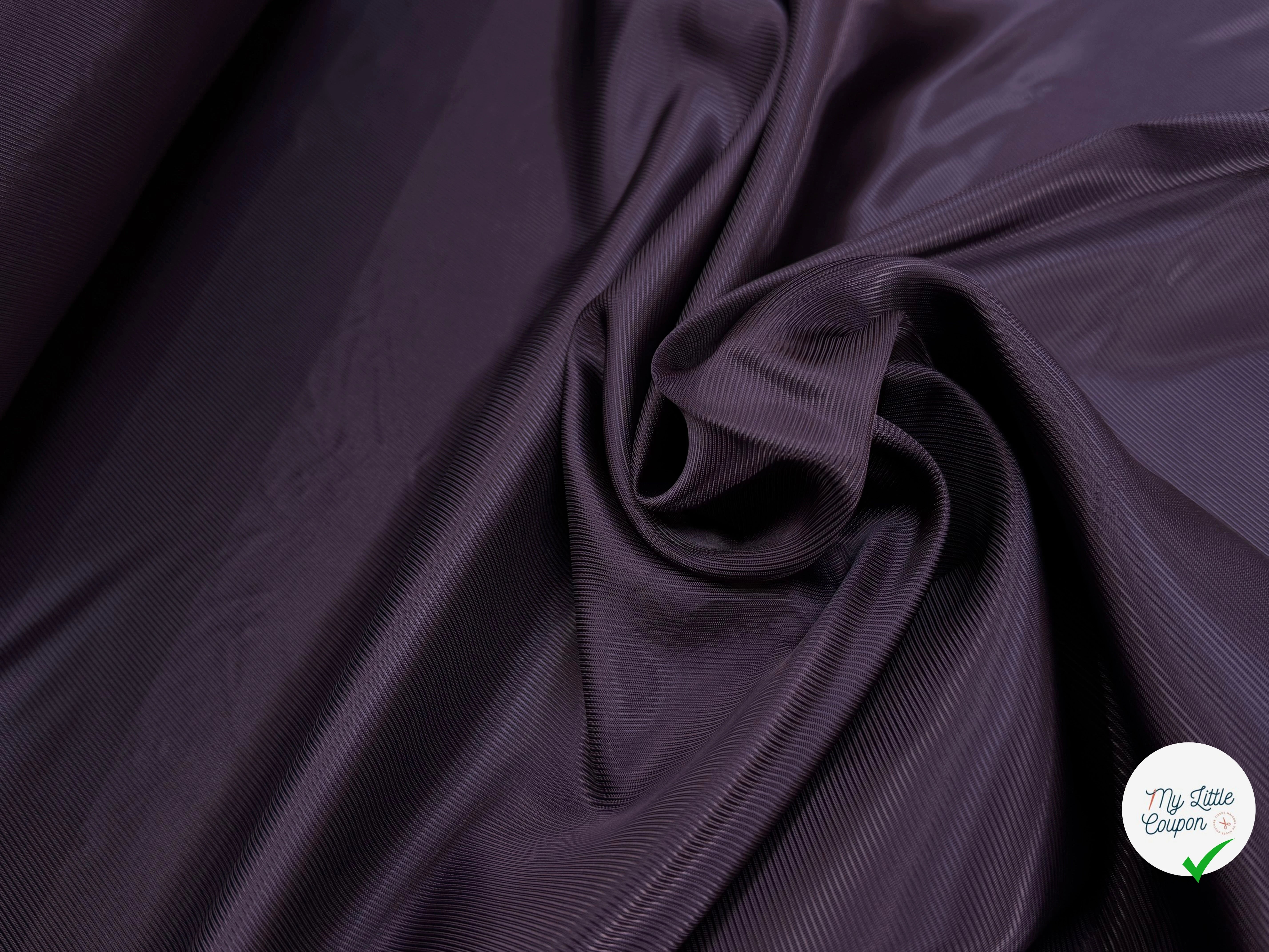 DOUBLURE DRILL VISCOSE PRUNE FROIDE - My Little Coupon