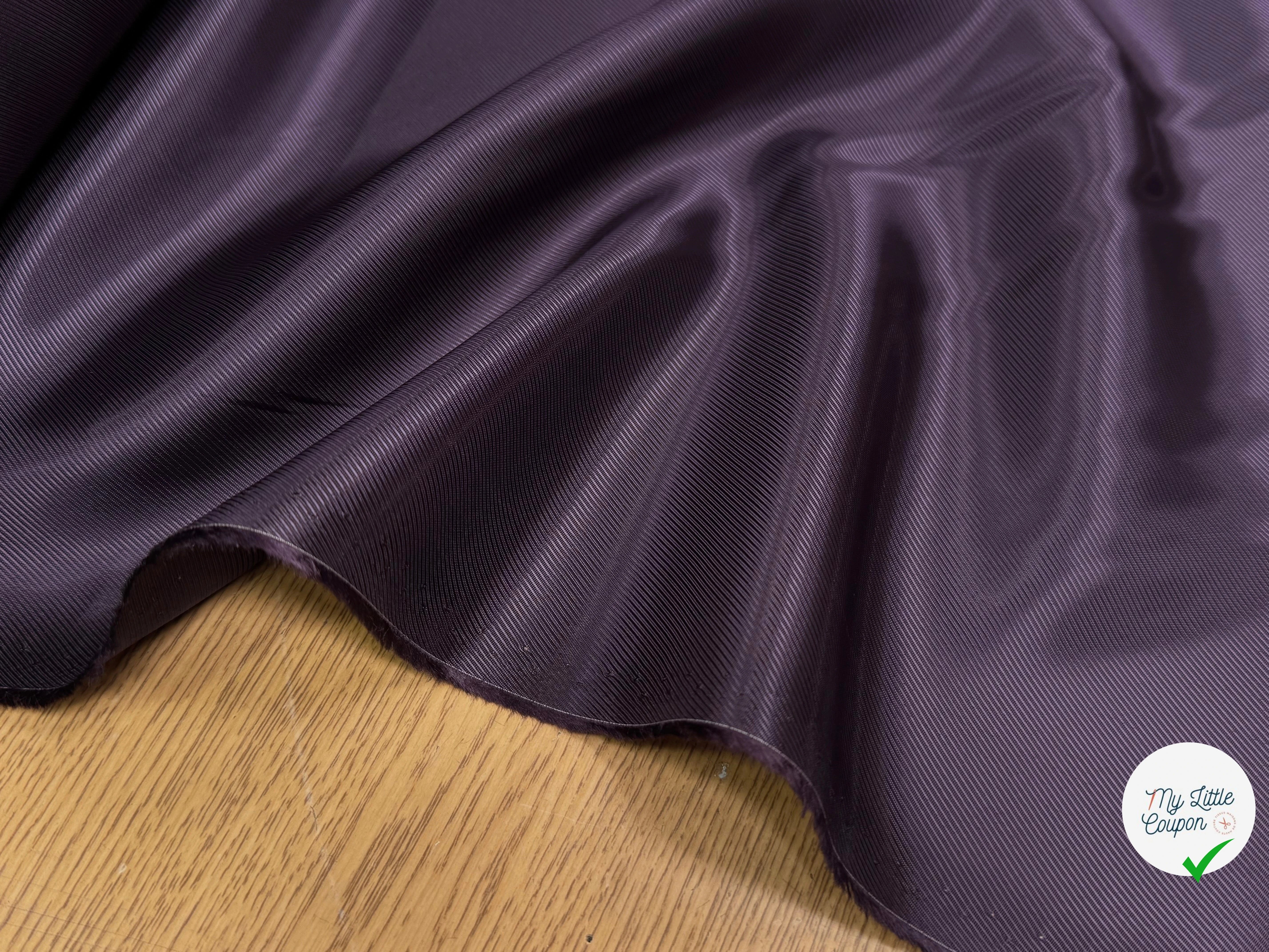 DOUBLURE DRILL VISCOSE PRUNE FROIDE - My Little Coupon