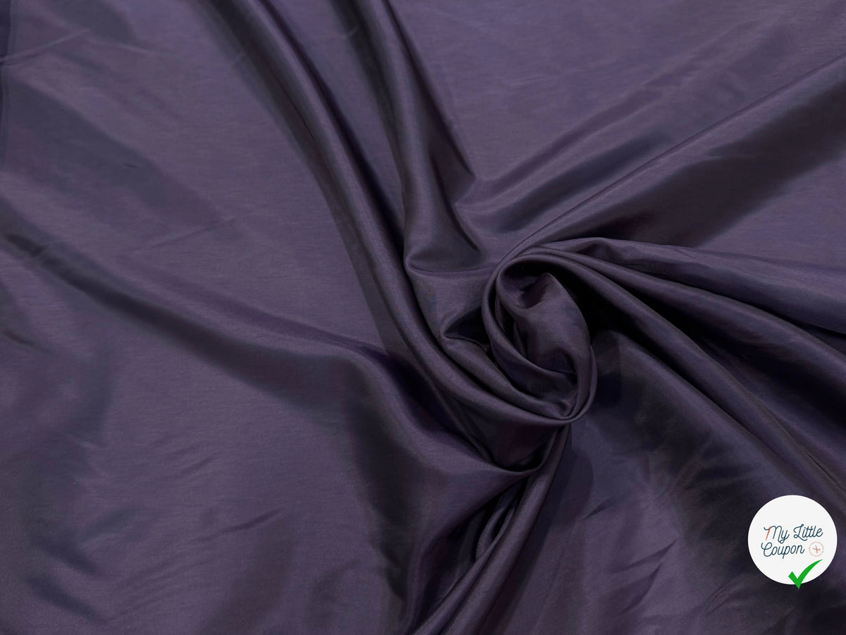 DOUBLURE FINE ET LISSE 100% CUPRO PRUNE - My Little Coupon