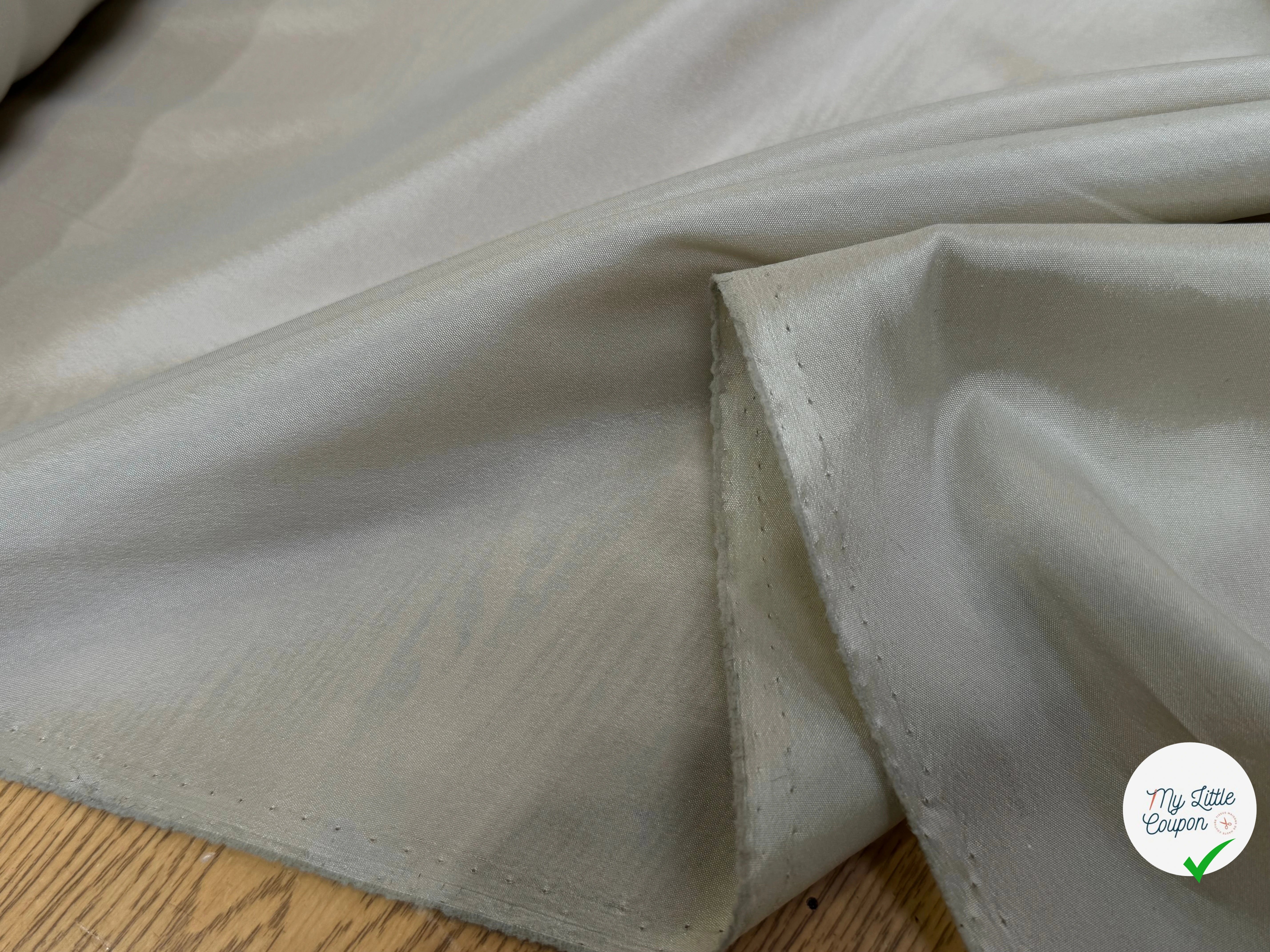 DOUBLURE FINE LÉGÈREMENT SATINÉE STRETCH BEIGE SABLÉ - My Little Coupon