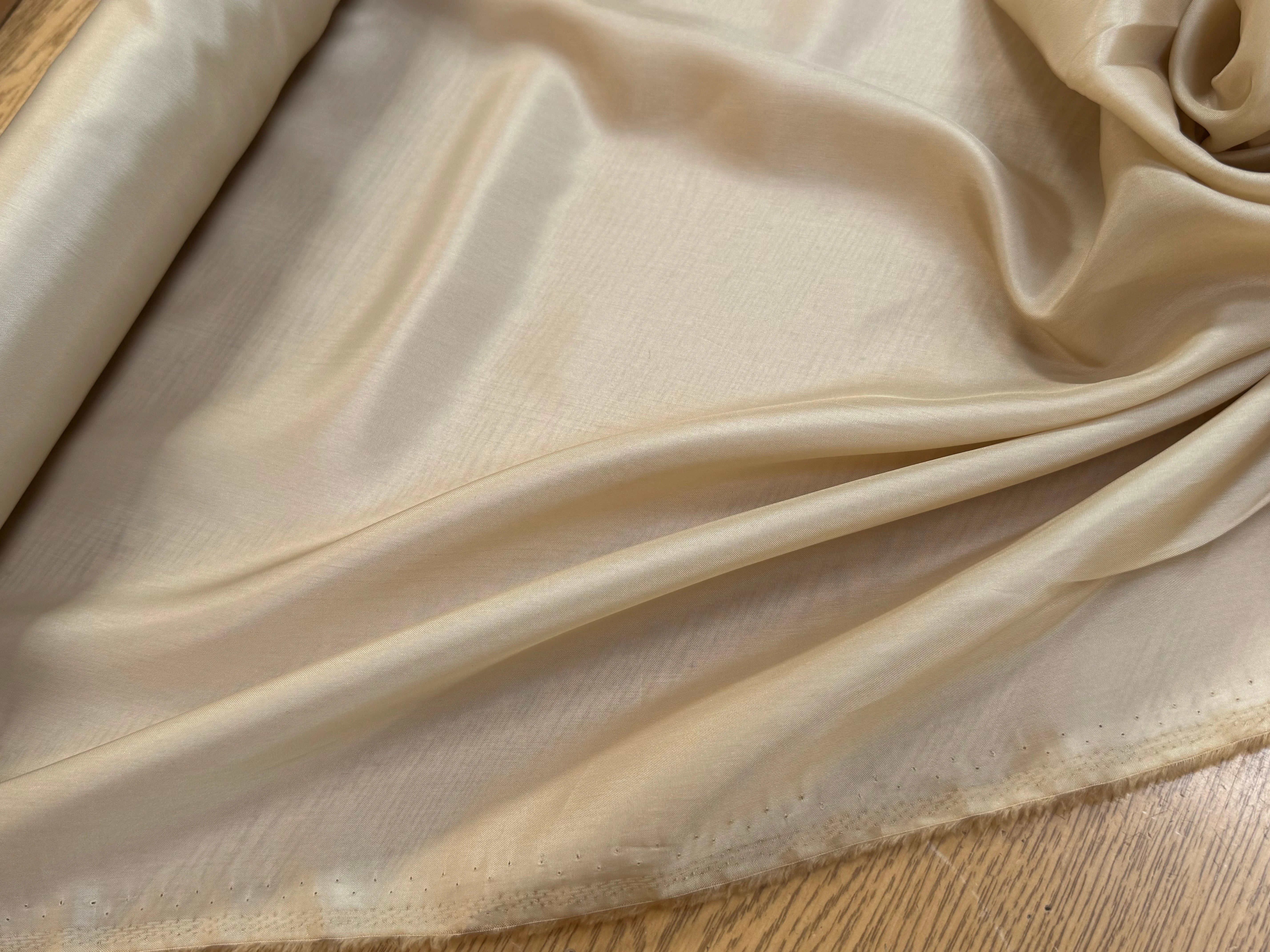 DOUBLURE FINE LISSE 100% CUPRO BEIGE - My Little Coupon