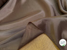 DOUBLURE FLUIDE 68% ACETATE LÉGÈREMENT SATINÉE MARRON CARAMEL - My Little Coupon