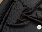 DOUBLURE JACQUARD SATIN LOURD 100% VISCOSE MOTIFS TRIANGULAIRES NOIRS - My Little Coupon