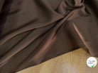 DOUBLURE LÉGÈREMENT SATINÉE ET STRETCH MARRON CHOCOLAT - My Little Coupon
