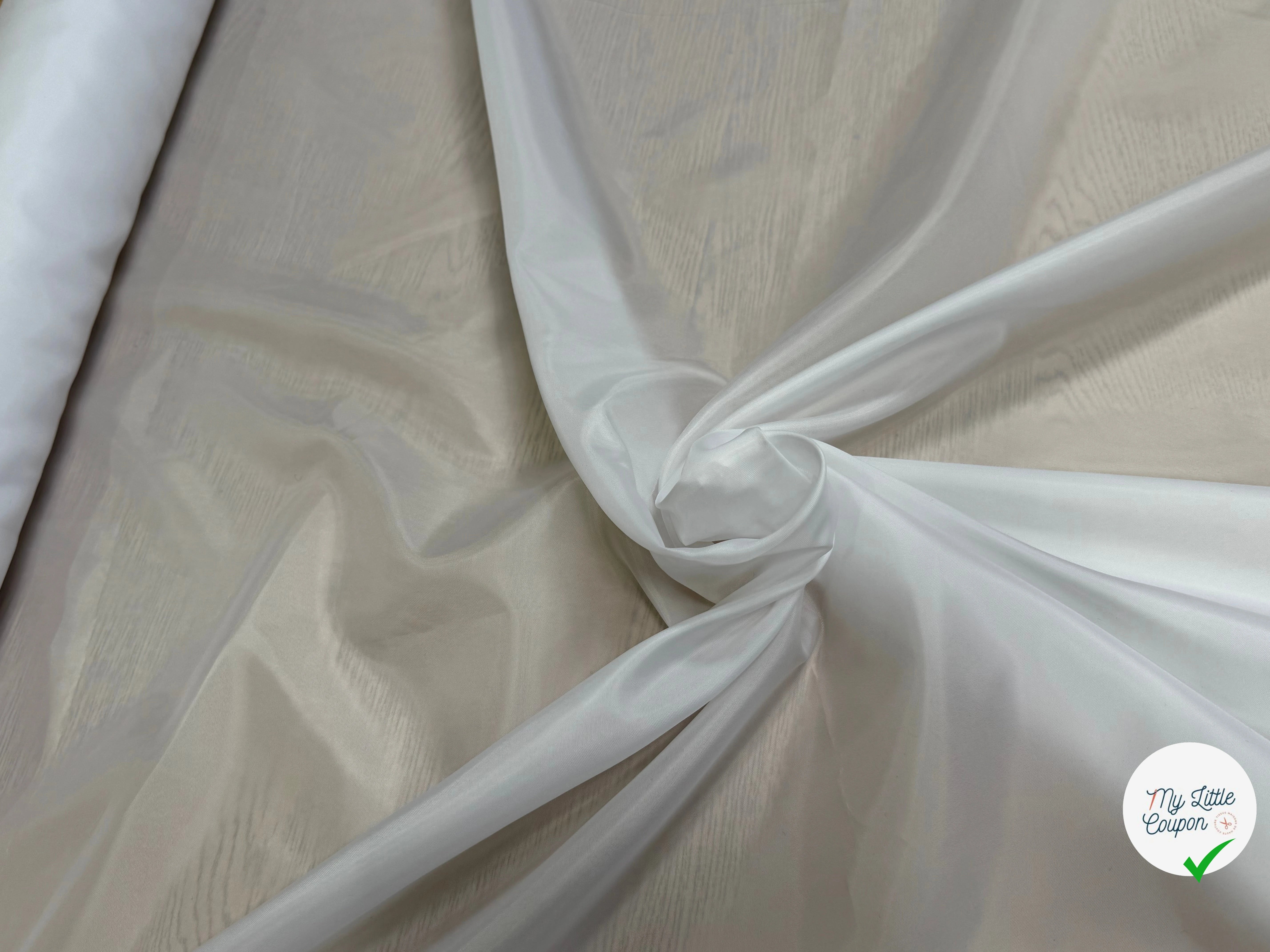 DOUBLURE LISSE NYLON FIN BLANC - My Little Coupon