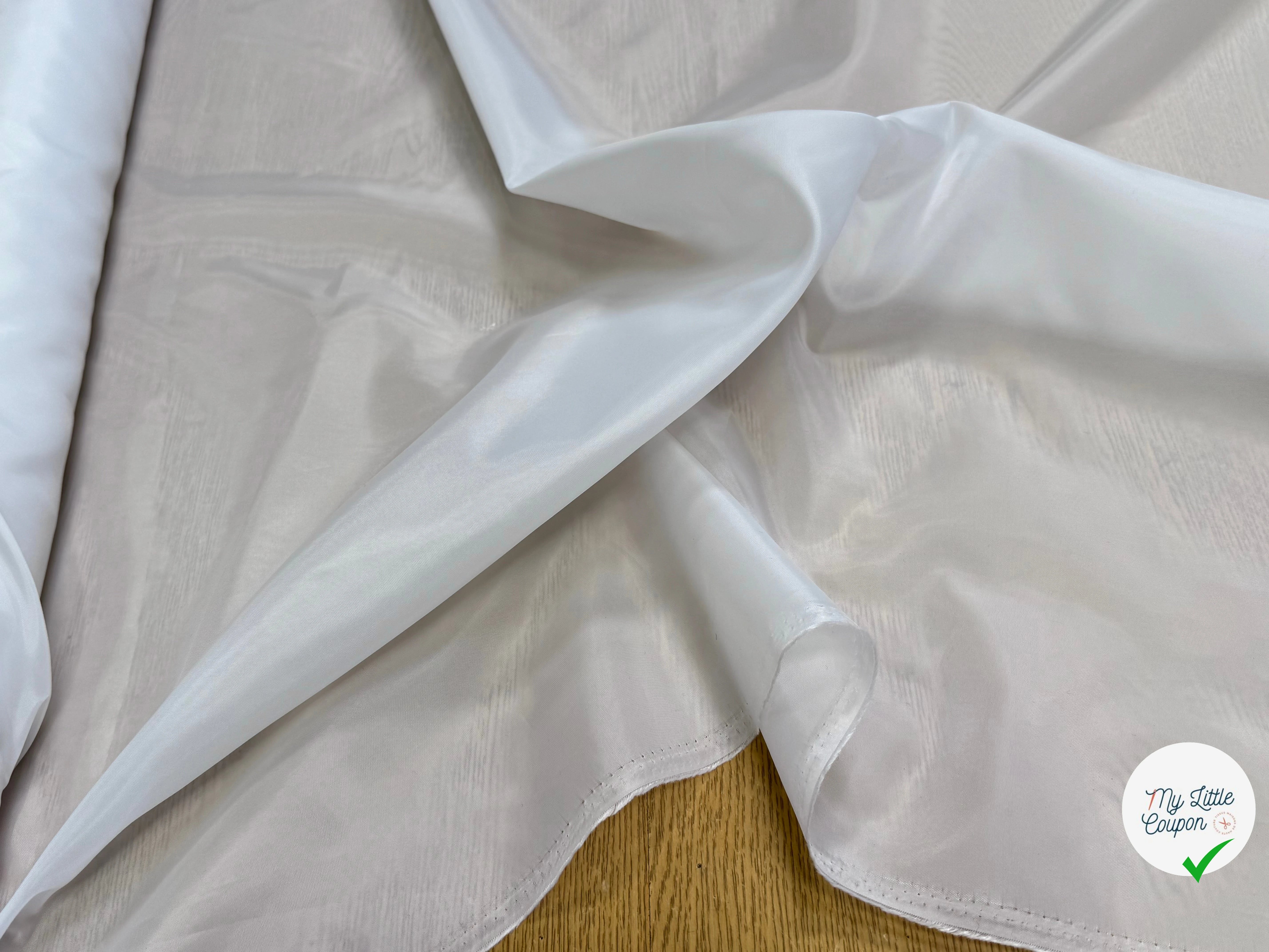 DOUBLURE LISSE NYLON FIN BLANC - My Little Coupon
