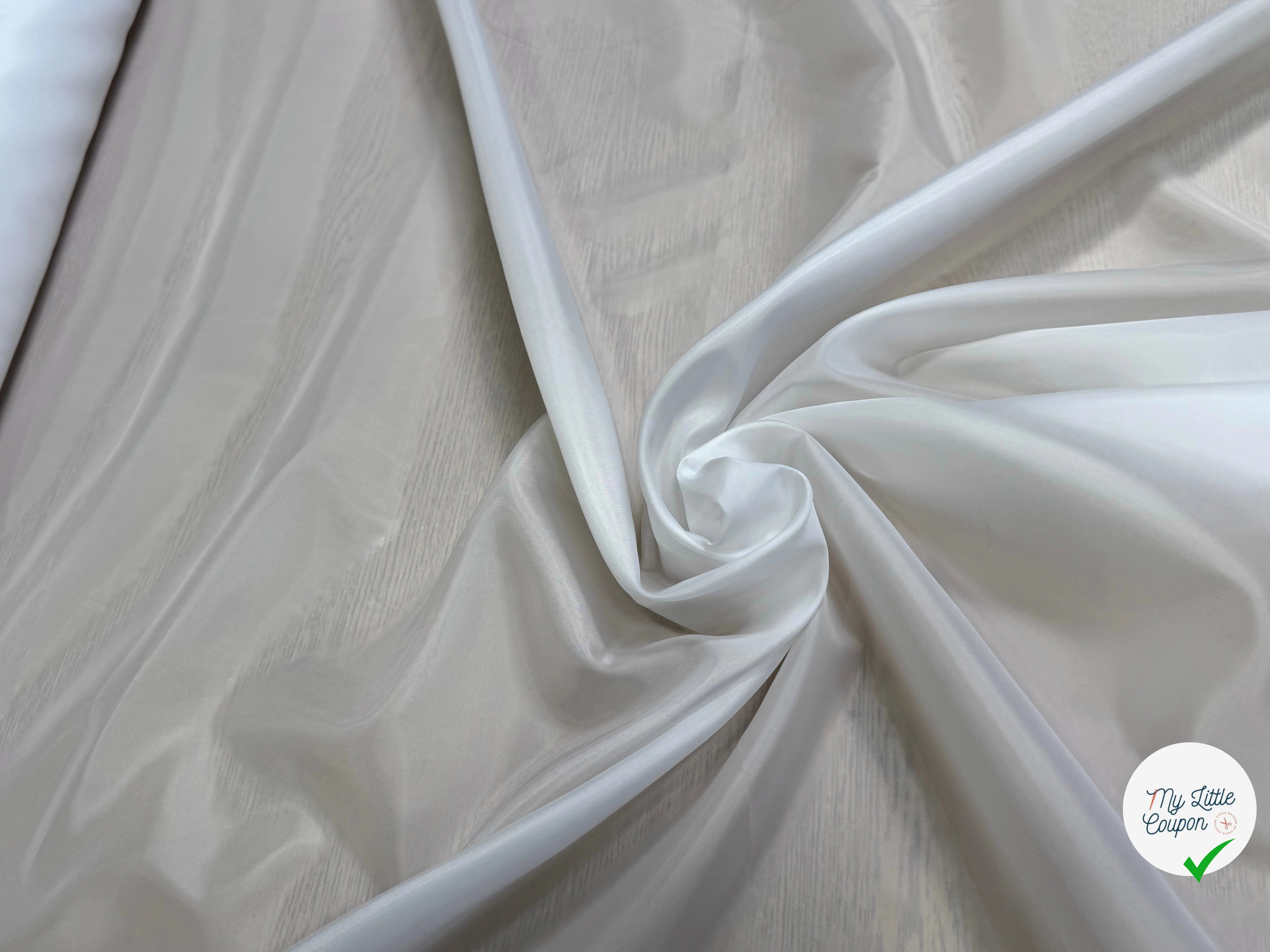 DOUBLURE LISSE NYLON FIN BLANC - My Little Coupon