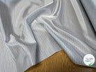 DOUBLURE MIGNONNETTE ACV A RAYURE BLEUE GRISE FOND BLANC - My Little Coupon