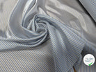 DOUBLURE MIGNONNETTE ACV A RAYURE BLEUE GRISE FOND BLANC - My Little Coupon