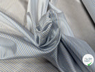 DOUBLURE MIGNONNETTE ACV A RAYURE BLEUE GRISE FOND BLANC - My Little Coupon