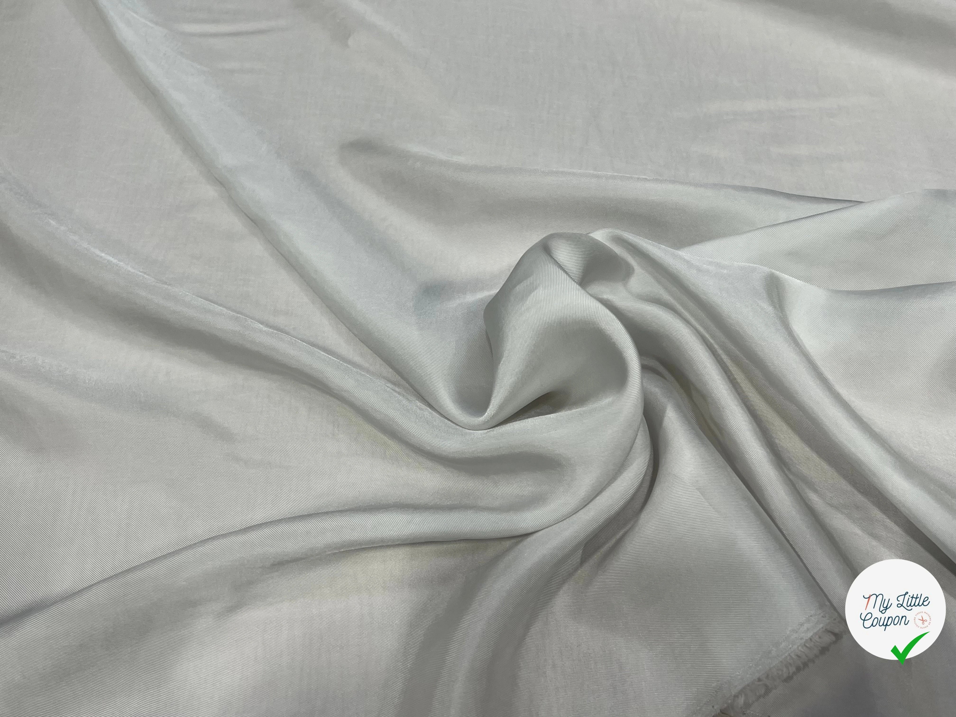 DOUBLURE SABLE BLANC CASSÉ 50% VISCOSE 50% CUPRO - My Little Coupon