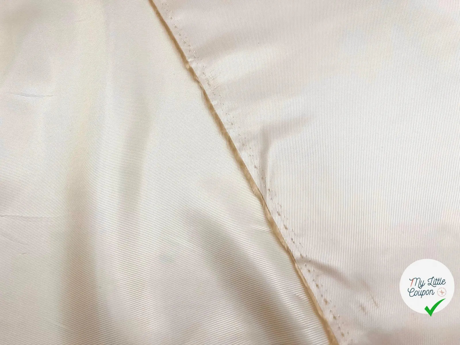 DOUBLURE SATIN FAÇON DRILL 100% VISCOSE MIEL CLAIR - My Little Coupon - tissu - coudre