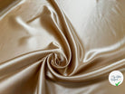 DOUBLURE SATIN POLYESTER CARAMEL DORE - My Little Coupon