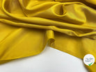 DOUBLURE SATINÉE STRETCH MUSTARD COUTURE - My Little Coupon - tissu - coudre