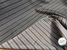 DOUBLURE SERGÉE MIGNONNETTE RAYÉE FOND MÉTAL BORDEAUX - My Little Coupon